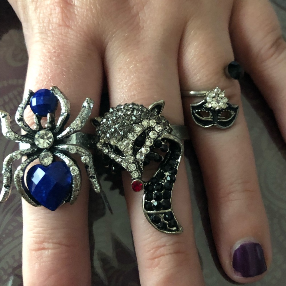 Various Layering and Costume Rings